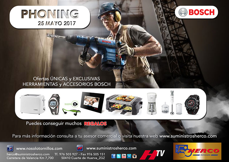 Disfruta de las ventajas exclusivas del Día Phoning Bosch