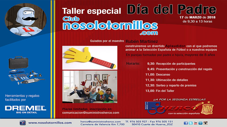 Taller Día del Padre con DREMEL 17/03/2018