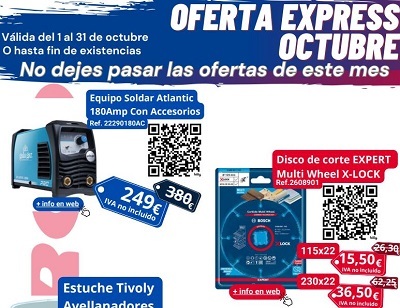 Oferta Express del mes Octubre