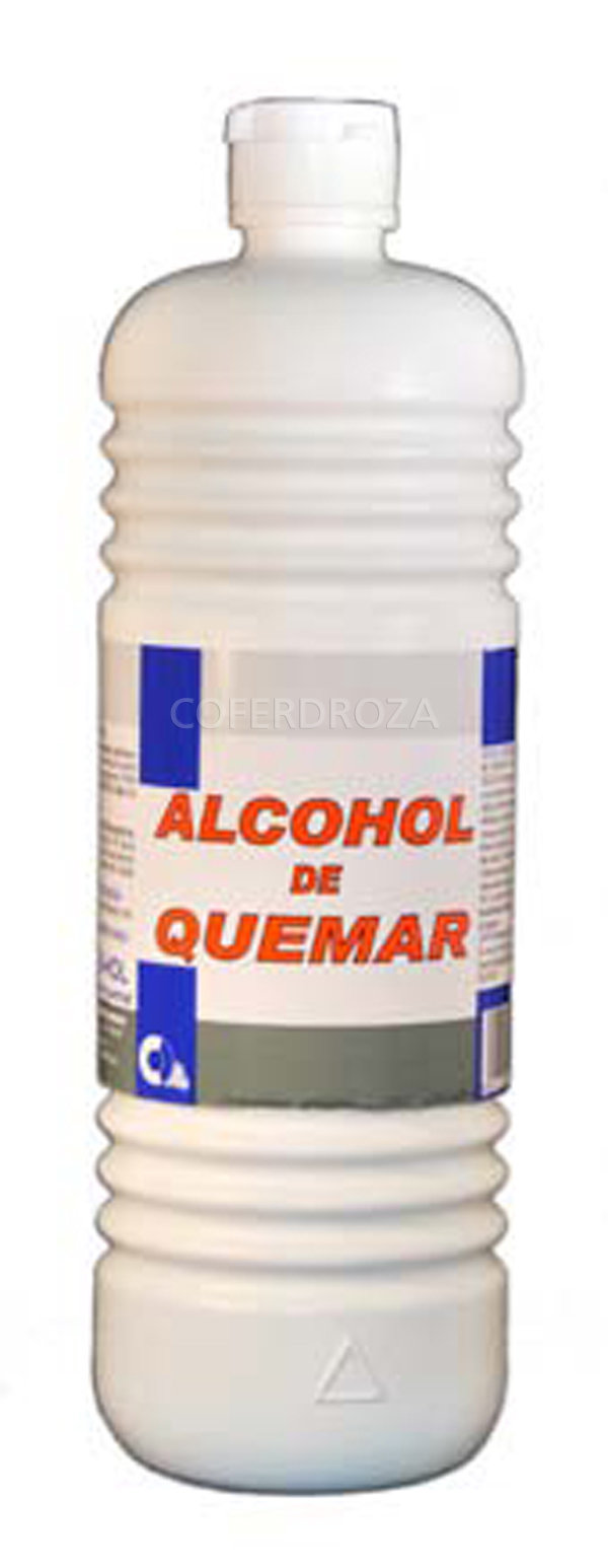 ALCOHOL DE QUEMAR PINS-HOL 1 L.TINTADO - HERCO