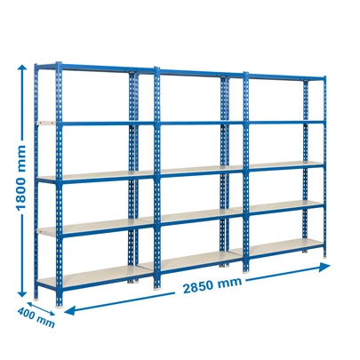 Pack 3 simonclick 5/400 azul/blanco 2000x1000x400