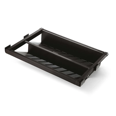 Emuca Cajón zapatero extraíble Moka, 864 - 894, Acero, Pintado moka
