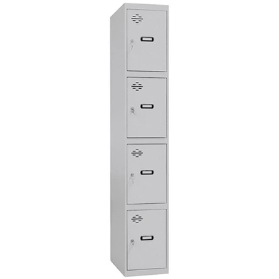 Simonlocker prof.mon.4 puerta 1/4 300 gris 1800x300x500