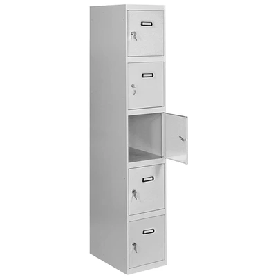 Simonlocker prof.mon.5 puerta 1/5 400 gris 1800x400x500