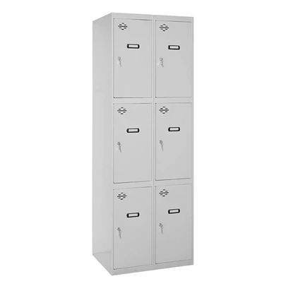 Simonlocker prof.mon.3 puerta 2/6 300 (600) gris 1800x600x500