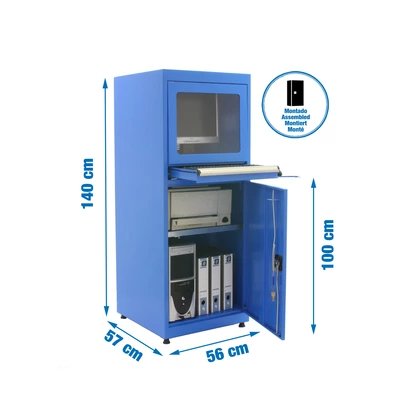 Simonlocker mon.computer(a) 1400x560x600 mm azul 1400x560x570