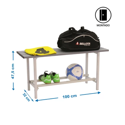 Simonlocker mon. metal bench 1000 475x1000x320