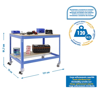 Simonwork mobile bt0 1200 azul/madera 917x1210x760