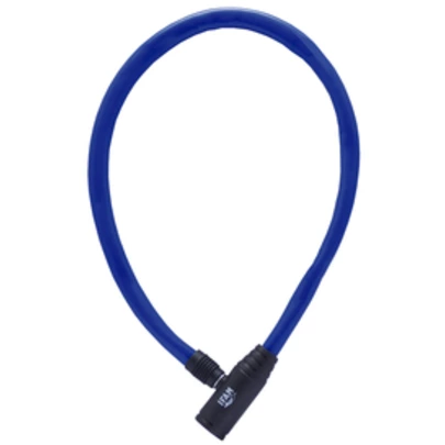 Candado cable bici junior azul 60 cm ifam
