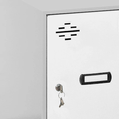 Simonlocker mon. mini 475x300x500 mm gr/bco 475x300x500