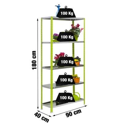 Simongarden comfort 5/400 verde/galva 1800x900x400