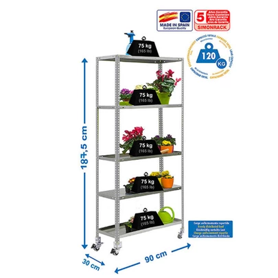 Simongarden comfort mob. 5/300 galva/galva 1875x900x300