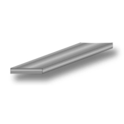 Pletina 15x3-1m Aluminio Plata
