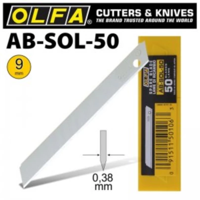 Cuchilla Solida Olfa Absol50 9mm (50 U)