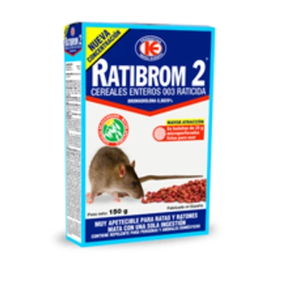 Raticida Grano Cereal 150gr Mata-ratas