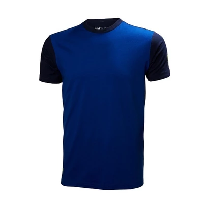 Camiseta Aker Tee Helly Hansen Azul-Coba