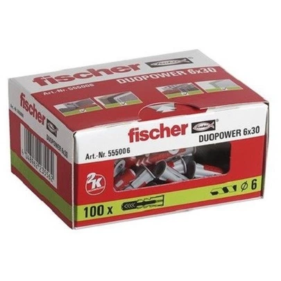 Taco Duopower Caja 100 Unidades Fischer
