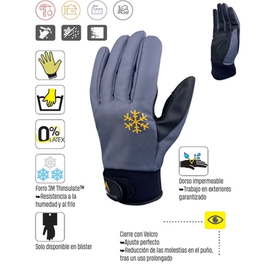Guante Forro Thinsulate Impermeable T-9