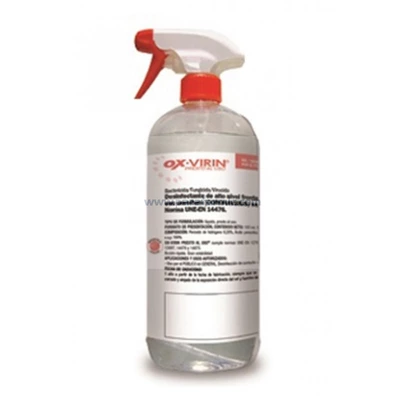 Limpiador Desinfectante Con Pistola Ox-Virin 1L