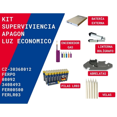 Kit de Supervivencia para Apagón de Luz Económico