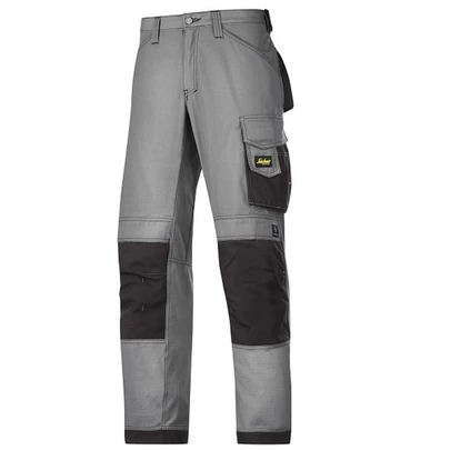 Snickers Pantalón Rip-Stop Gris-Negro T-46