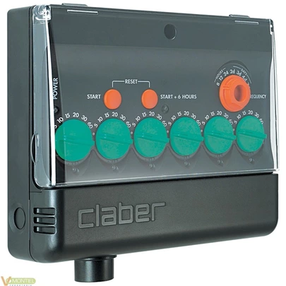 Kit Programa 6 Lineas 9V + Electroválvula Claber