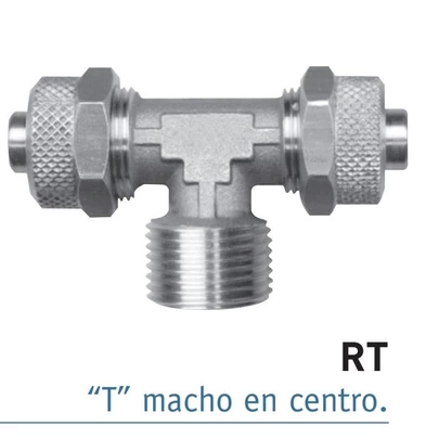 Racord Rt 0601 1/8 T Macho Al Centro