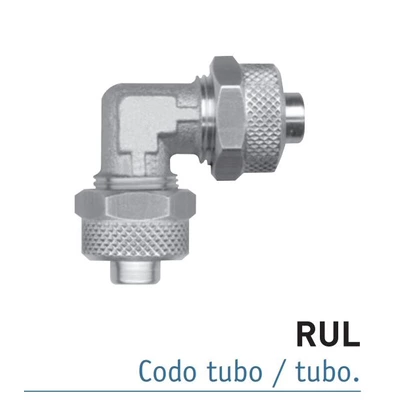 Racord Rul 0606 Codo Tubo/Tubo