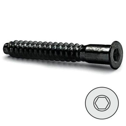 Tornillo Ensamblaje 7 X 70 Negro 70138