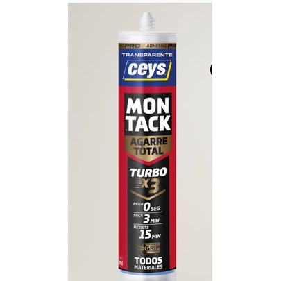 MONTACK CEYS TURBO MONTAJE 450GR.TRANSPARENTE