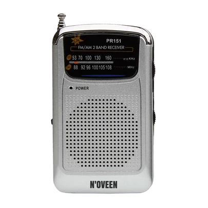 Radio Am/Fm Bolsillo Analógica Plata