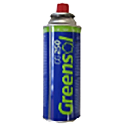 Cartucho Gas Butano Desechable Greensol 220gr
