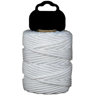 Trenzado Riel Polipropileno Blanco 3,00mm 200Mt
