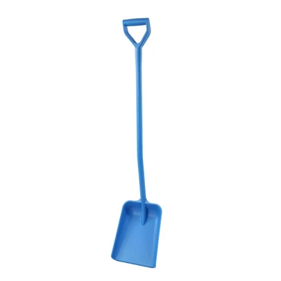 Pala Ergonómica de una Pieza Mango Largo Azul