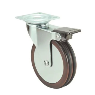 Rueda Alex Modelo 1-0579 Pulida Nogal Freno
