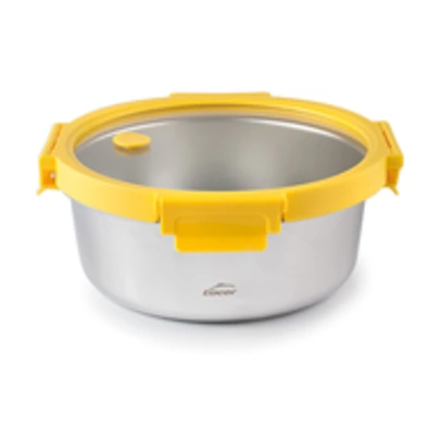 HERMETICO INOX T/CRISTAL ETERN REDONDO 690 ML LACOR