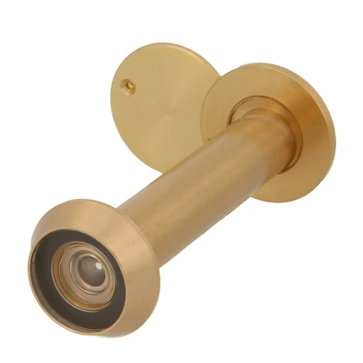 Mirilla superangular para puertas Ø14 35-60mm latón