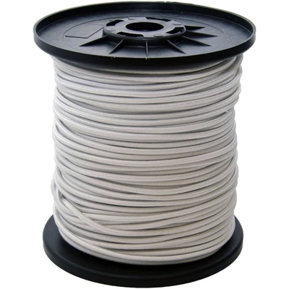 Rollo Cuerda Elástica Trenzada Polipropileno 6mmx100m Blanco