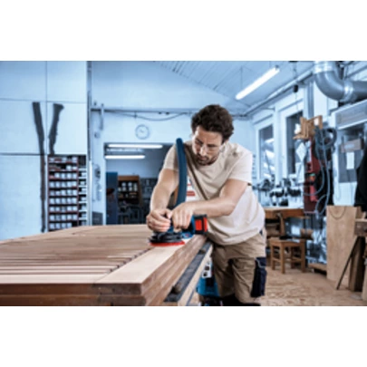 Lijadora excéntrica a batería. EXEX18V-150-5 Professional