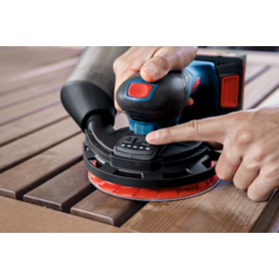 Lijadora excéntrica a batería. EXEX18V-150-5 Professional