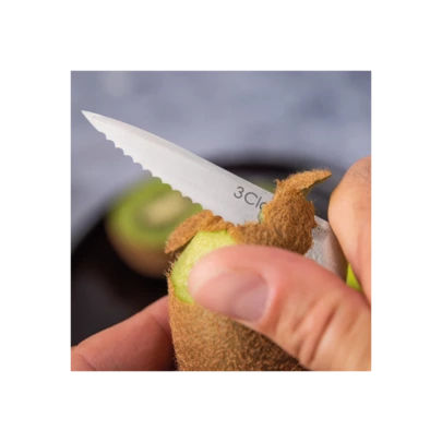 Cuchillo Verduras 10cm Colores Surtidos Filo Sierra 3 Claveles