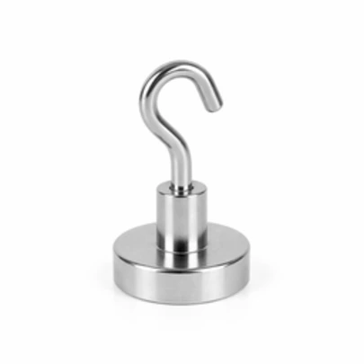 Imán de neodimio con gancho Ø16x35mm 2 unidades