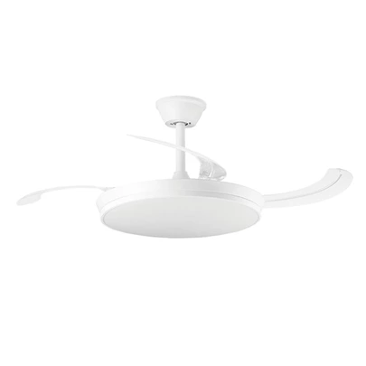 VENTILADOR TECHO BLANCO RETRACTIL 3ASPAS 105 CM