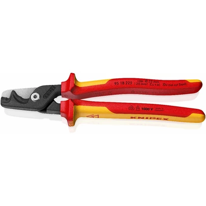 Cortacables Knipex corte escalonado VDE 225 mm