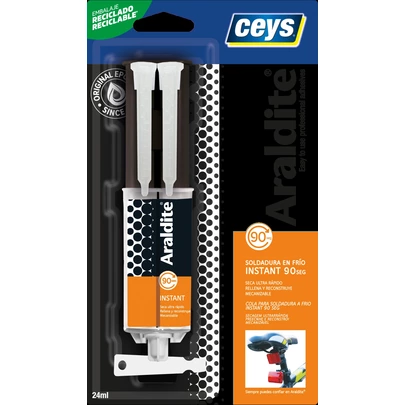 Adhesivo Bicomponente Ceys Araldite 90 segundos 24ml