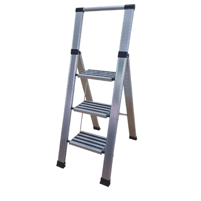 Escalera Aluminio Multiuso 3 Peldaños 100x40x120cm