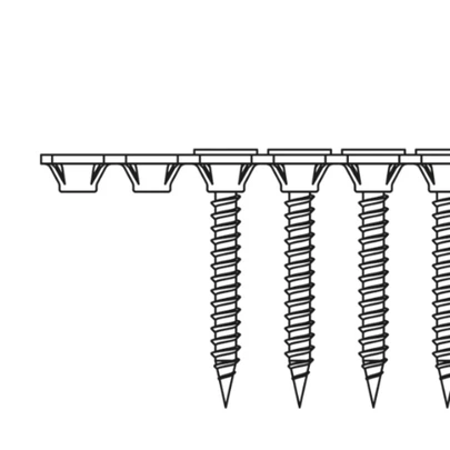 Tornillo para placas de yeso, rosca fina con punta taladradora 3,5x35