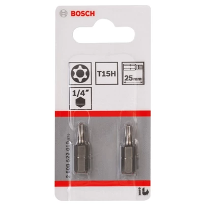 Punta de atornillar T15H Security Torx®, extra dura