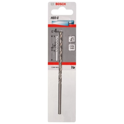 Brocas para metal HSS-G, DIN 340