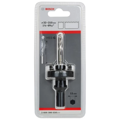 Adaptador de vástago hexagonal para sierras de corona de 32-210 mm